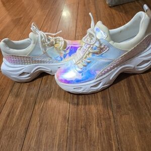 Holographic Chunky Sneakers